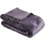 ACTUEL Plaid, couvre-lit, jeté de canapé ultra doux toucher velours