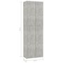 Voir la diapositive 6 : VIDAXL Armoire de bureau Gris beton 60x32x190 cm Bois d'ingenierie