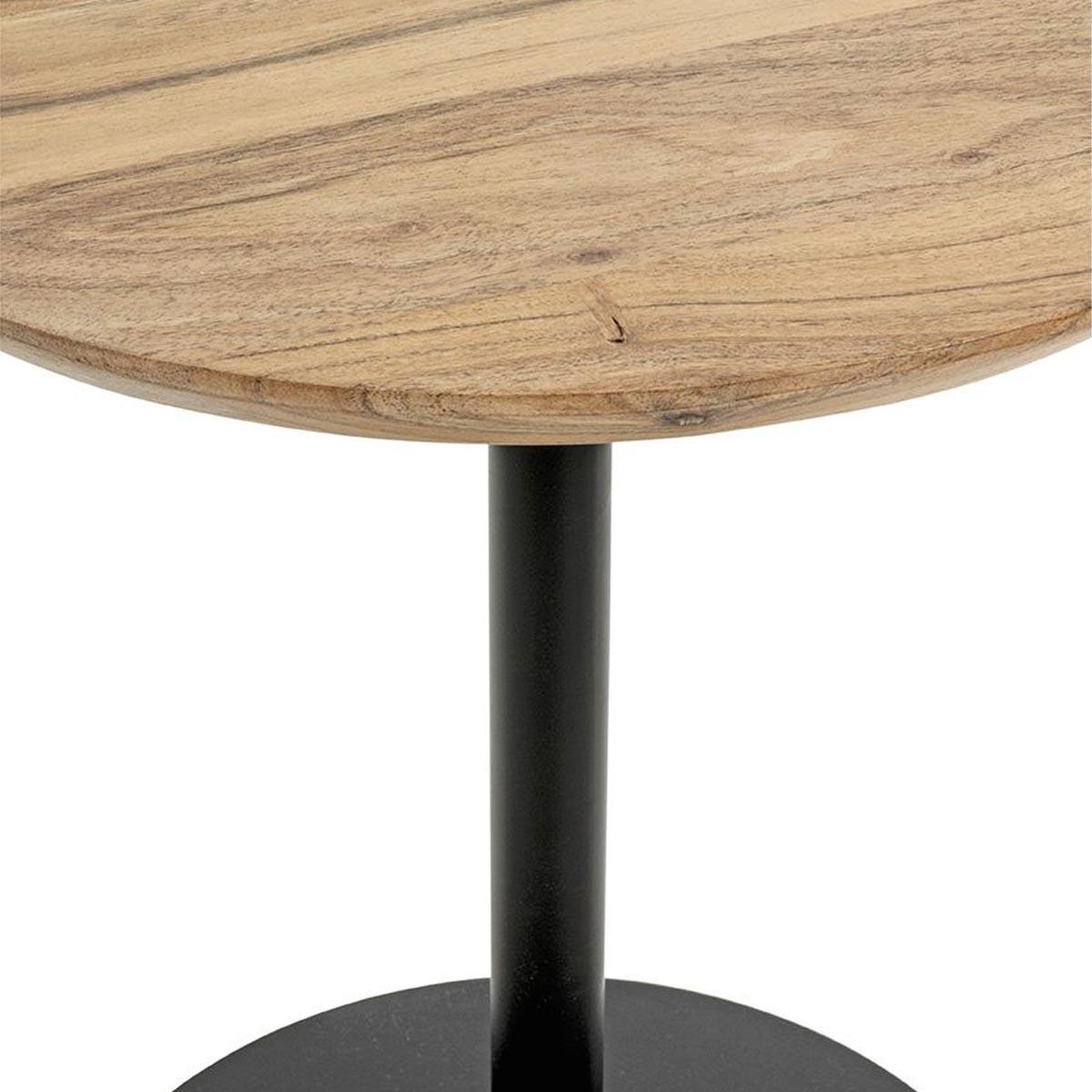 Voir la diapositive 2 : Paris Prix Table d'appoint en bois  sphère  45cm naturel & noir