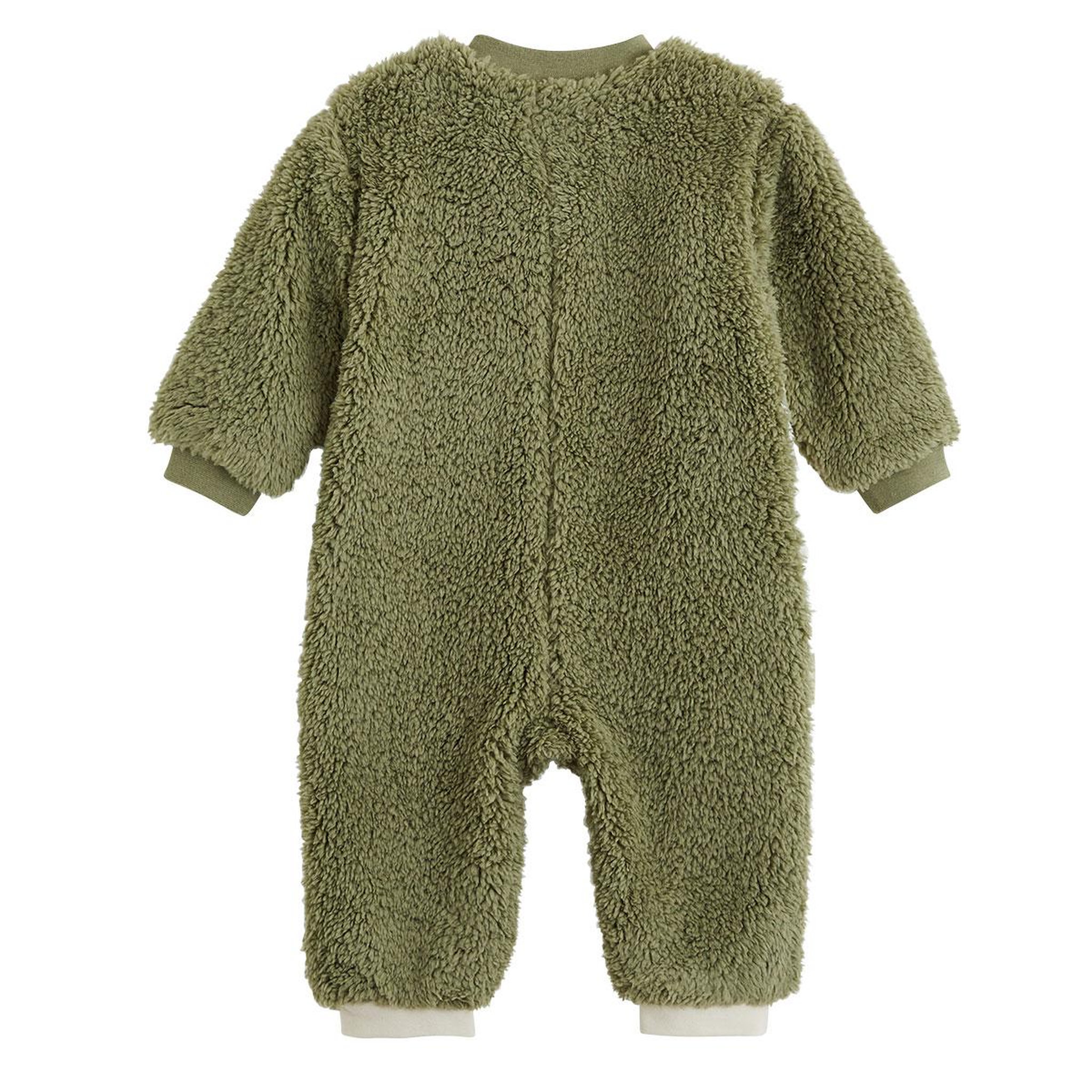 Voir la diapositive 2 : PETIT BEGUIN Surpyjama bébé en sherpa Ginkgo