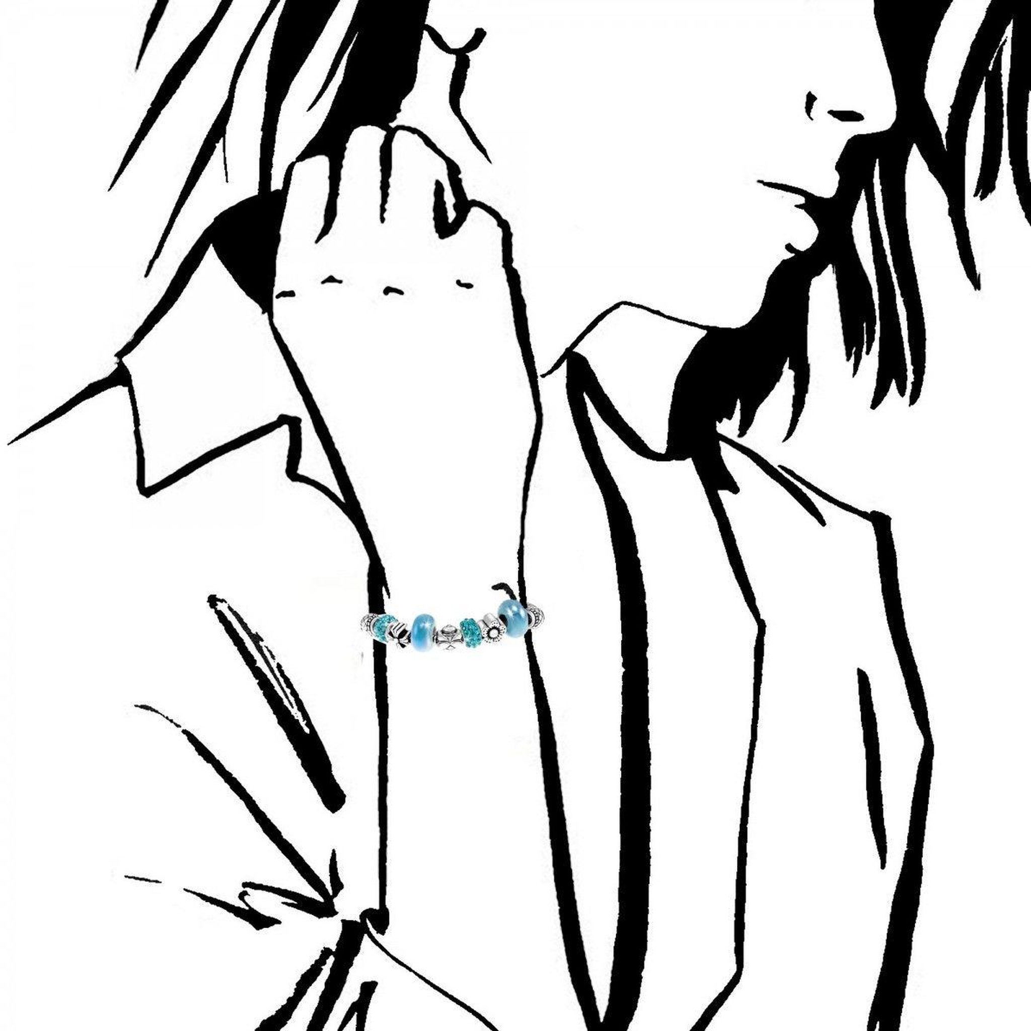 Voir la diapositive 3 : SC CRYSTAL Bracelet perles SC Crystal orné de Cristaux scintillants