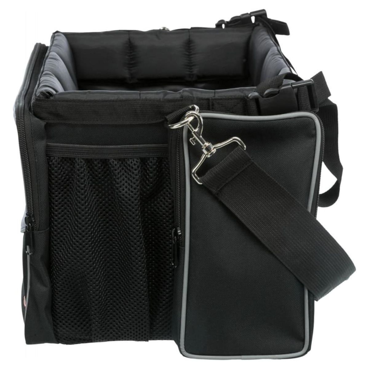 Trixie TRIXIE Panier avant de velo pour animaux 41x26x26 cm Noir et gris