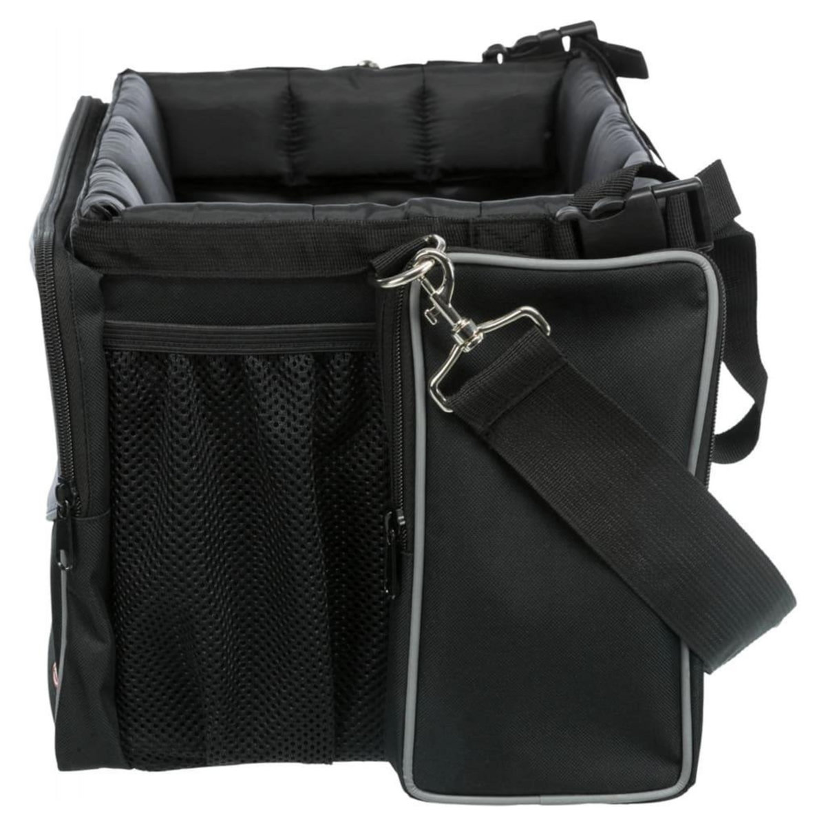 Trixie TRIXIE Panier avant de velo pour animaux 41x26x26 cm Noir et gris