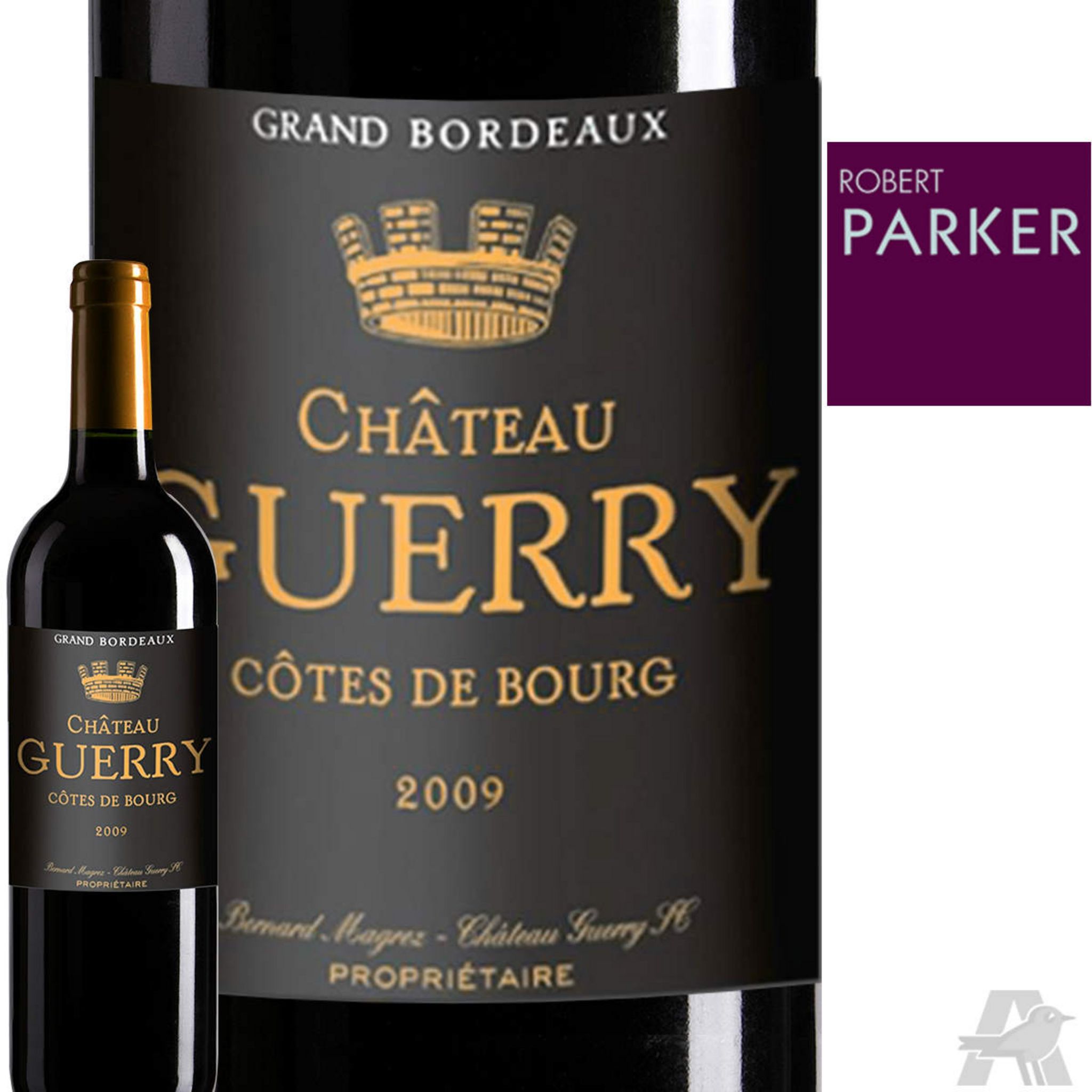 Château Guerry Côtes de Bourg Rouge 2009 pas cher Auchan.fr