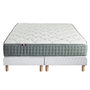 Voir la diapositive 5 : IDLITERIE Ensemble matelas Ressort 7 zones HYGGE + Sommier + couette + oreillers Fabriqué en France