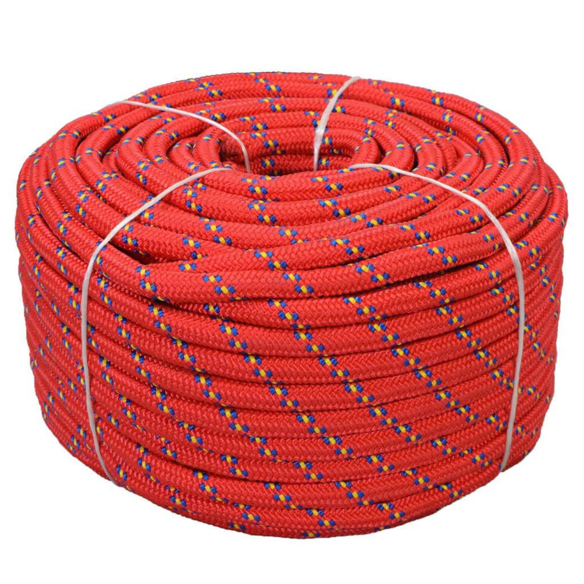 VIDAXL Corde de bateau Polypropylene 18 mm 50 m Rouge