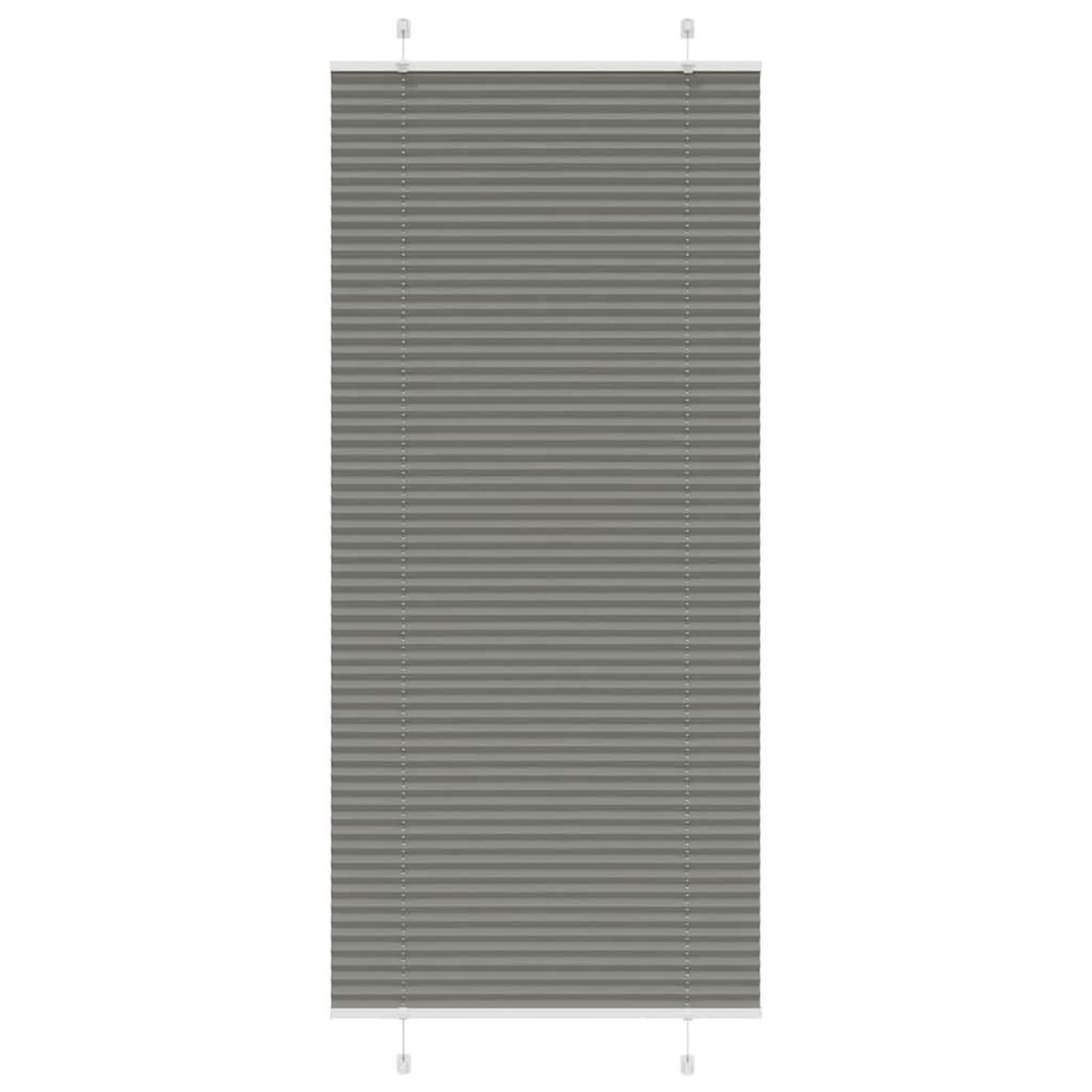 VIDAXL Store plisse anthracite 95x200 cm largeur du tissu 94,4 cm