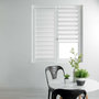 Voir la diapositive 1 : Paris Prix Store Enrouleur Jour Nuit  Daynight  45x180cm Blanc