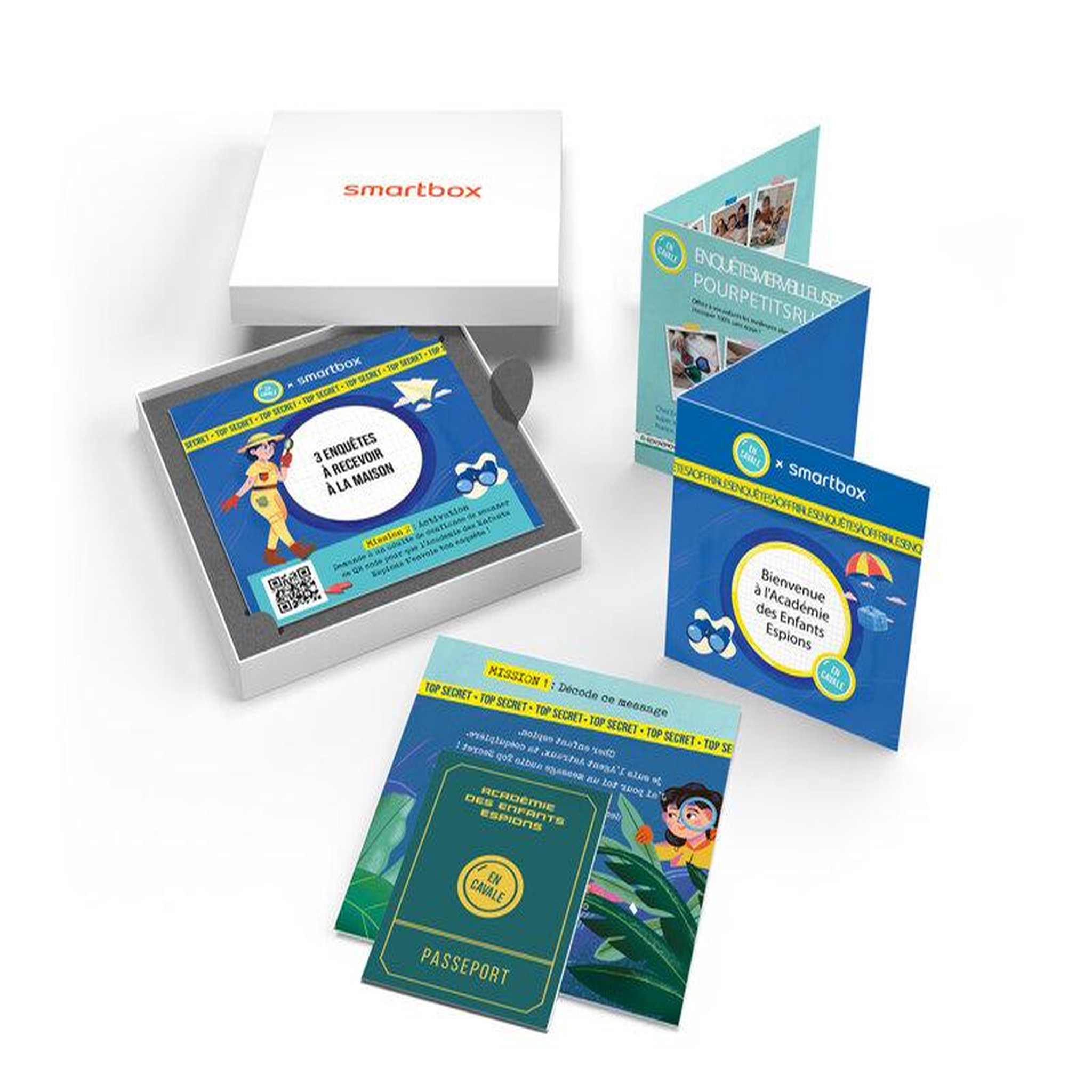 Voir la diapositive 4 : Smartbox 3 enquêtes pour un enfant de 7 à 12 ans à recevoir à la maison - coffret cadeau multi-thèmes