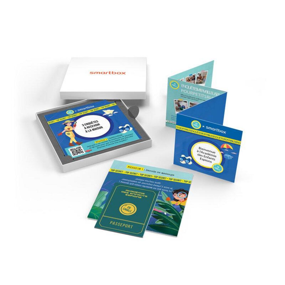 Smartbox 3 enquêtes pour un enfant de 7 à 12 ans à recevoir à la maison - Coffret Cadeau Multi-thèmes