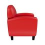 Voir la diapositive 3 : Rendez vous déco Fauteuil noir en croute de cuir enduite - Club