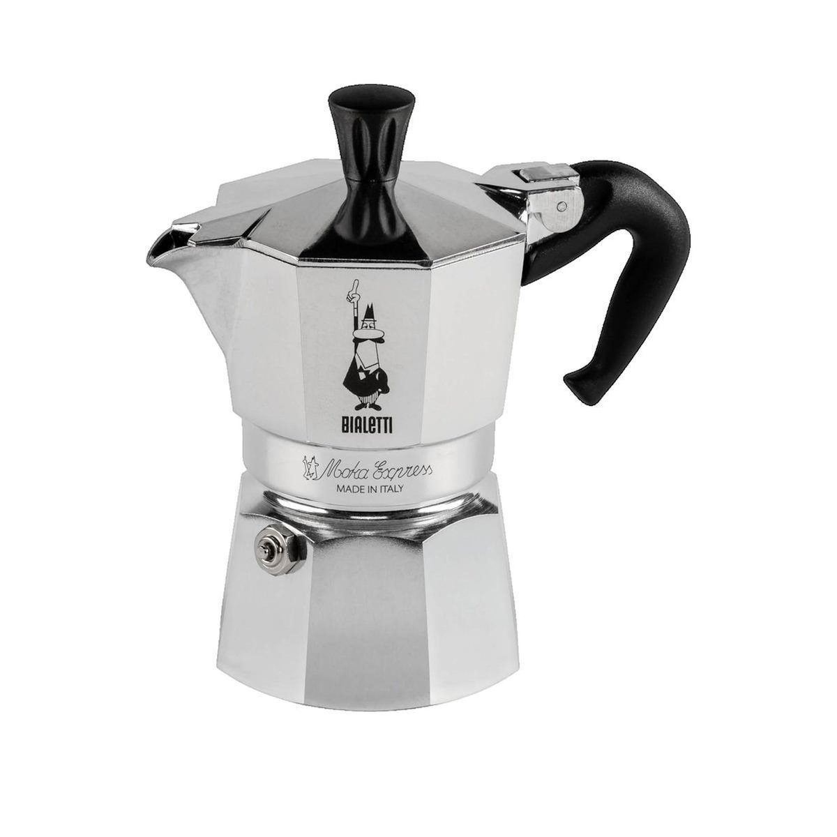 BIALETTI Cafetière Bialetti Moka Express aluminium noir