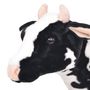 Voir la diapositive 3 : VIDAXL Jouet en peluche Vache Noir et blanc XXL