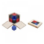 GAM MONTESSORI Jeu d'apprentissage - Cube binomial - jeu Montessori