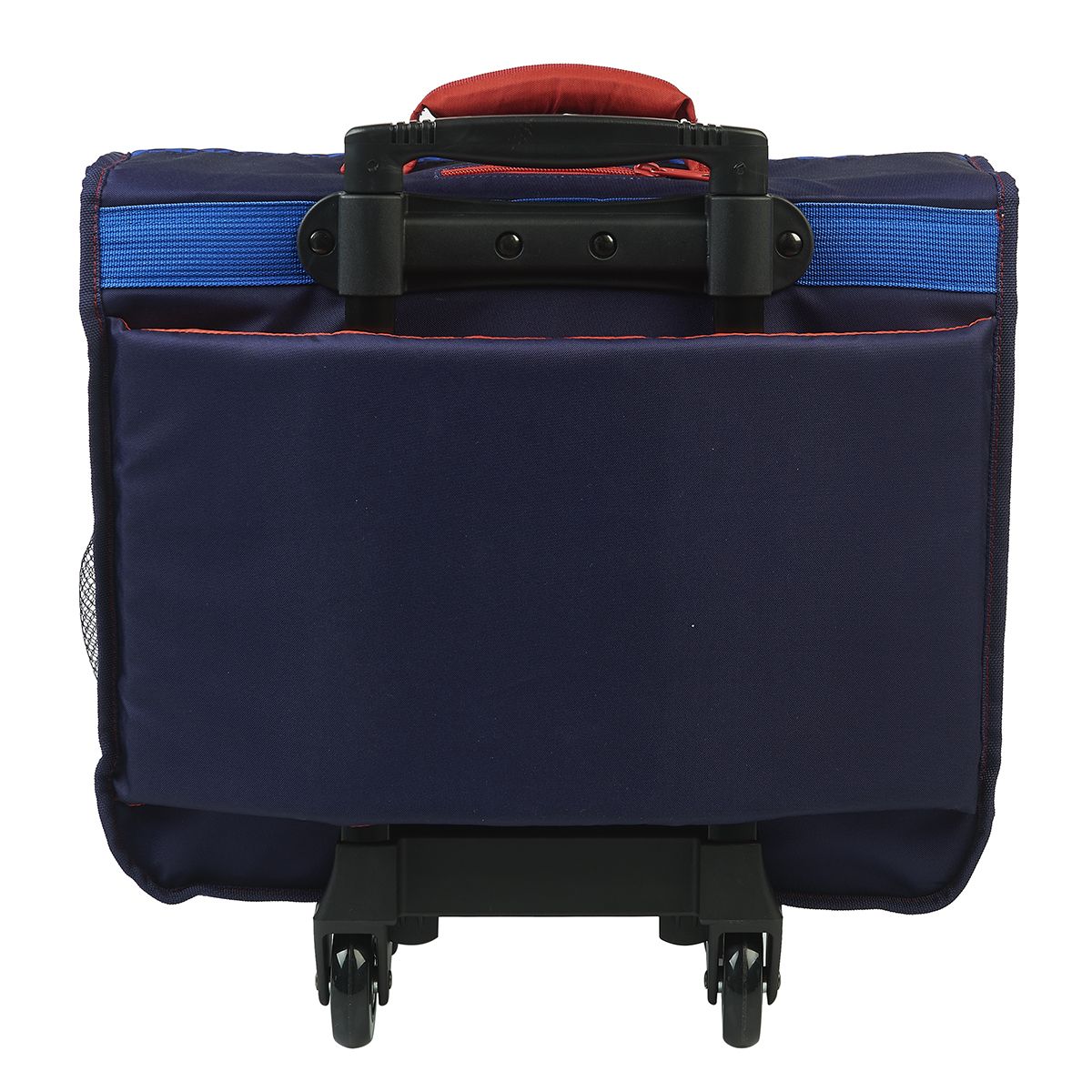 AUCHAN Cartable à roulettes bleu SKATE avec leds