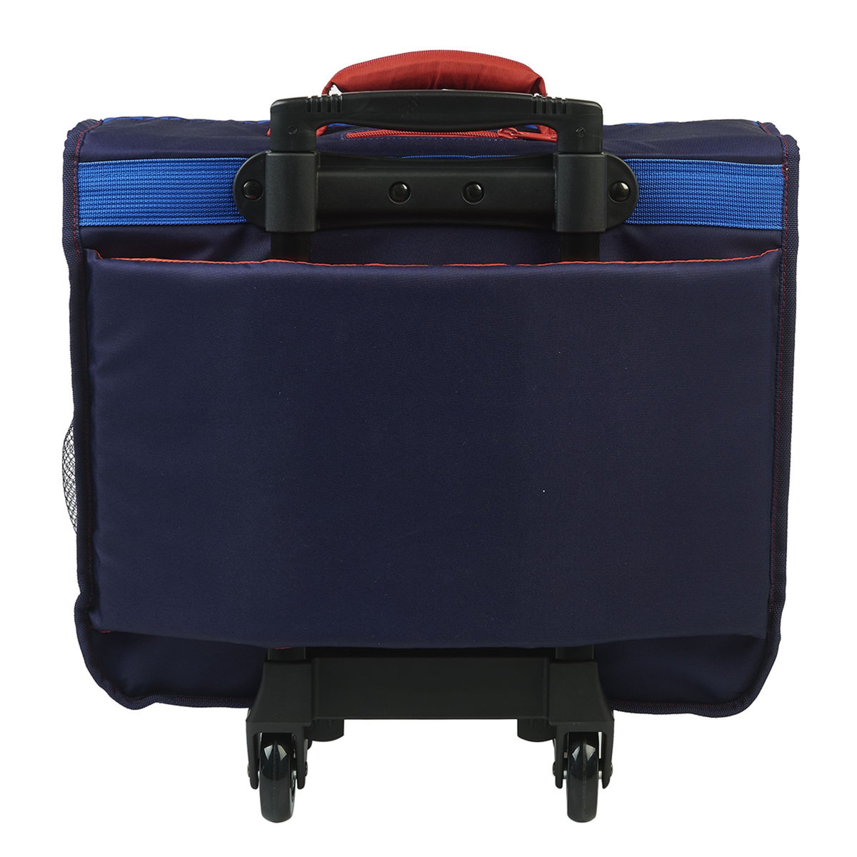 AUCHAN Cartable à roulettes bleu SKATE avec leds