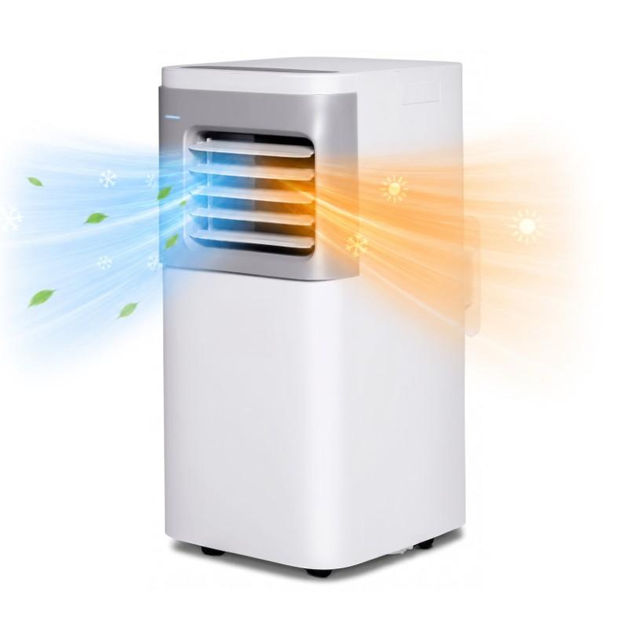 Voir la diapositive 3 : Climatiseur mobile - 12000 btu - froid et chaud - wifi