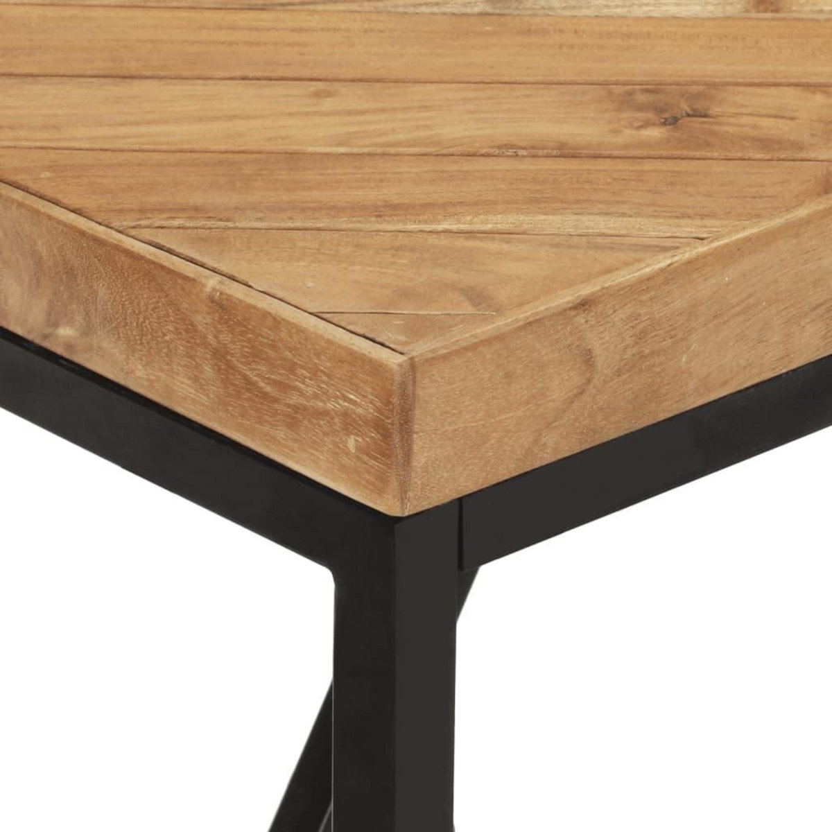 VIDAXL Table a manger 120x60x76 cm Bois massif d'acacia et de manguier