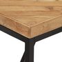 Voir la diapositive 5 : VIDAXL Table a manger 120x60x76 cm Bois massif d'acacia et de manguier