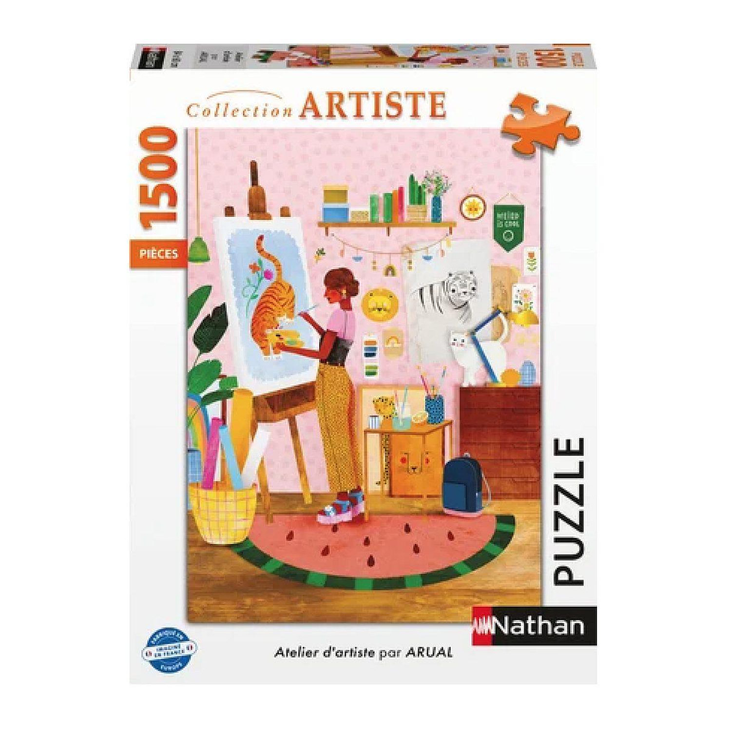 Nathan - puzzle 1500p - atelier d artistes