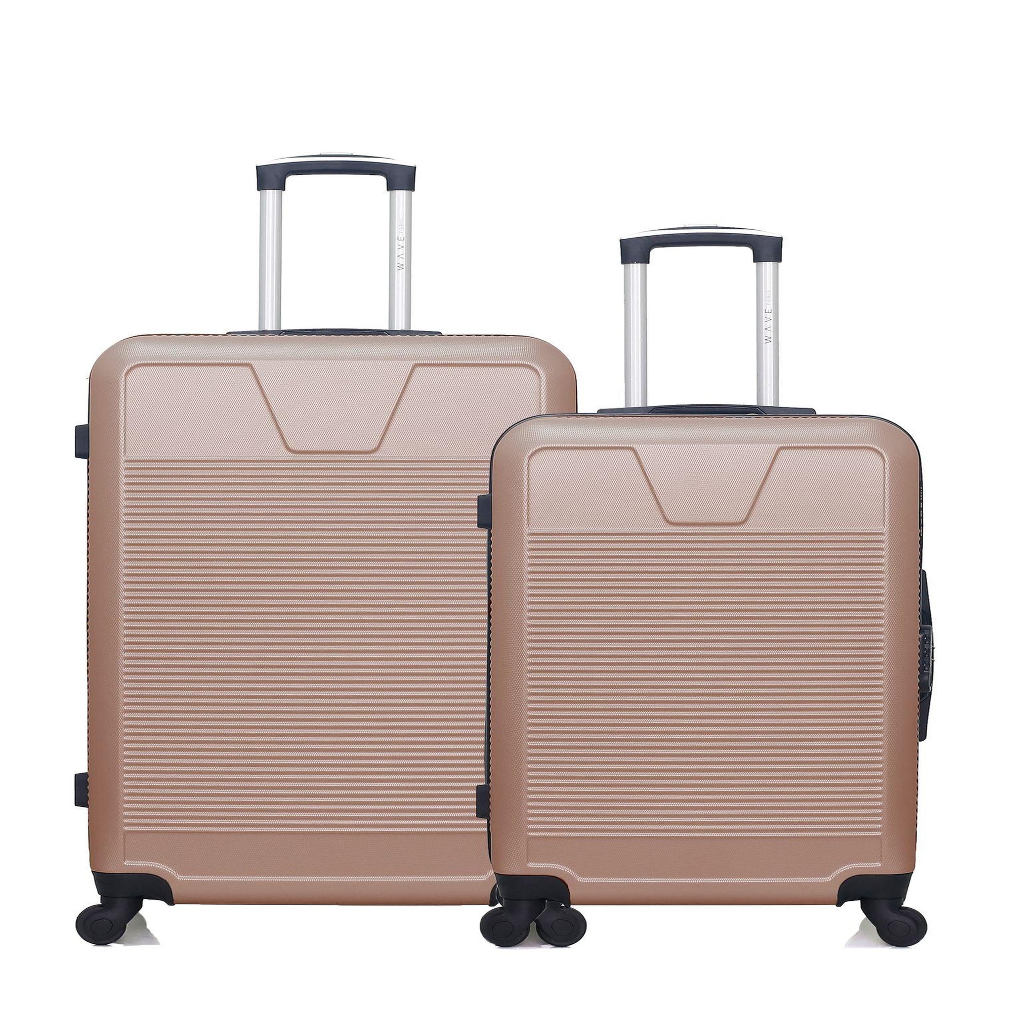 WAVE PARIS WAVE PARIS - Lot de 2 - Valise grand format et valise weekend SELENGA