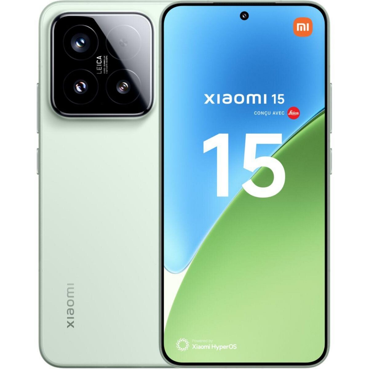 XIAOMI Smartphone 15 concu avec Leica 512Go Vert