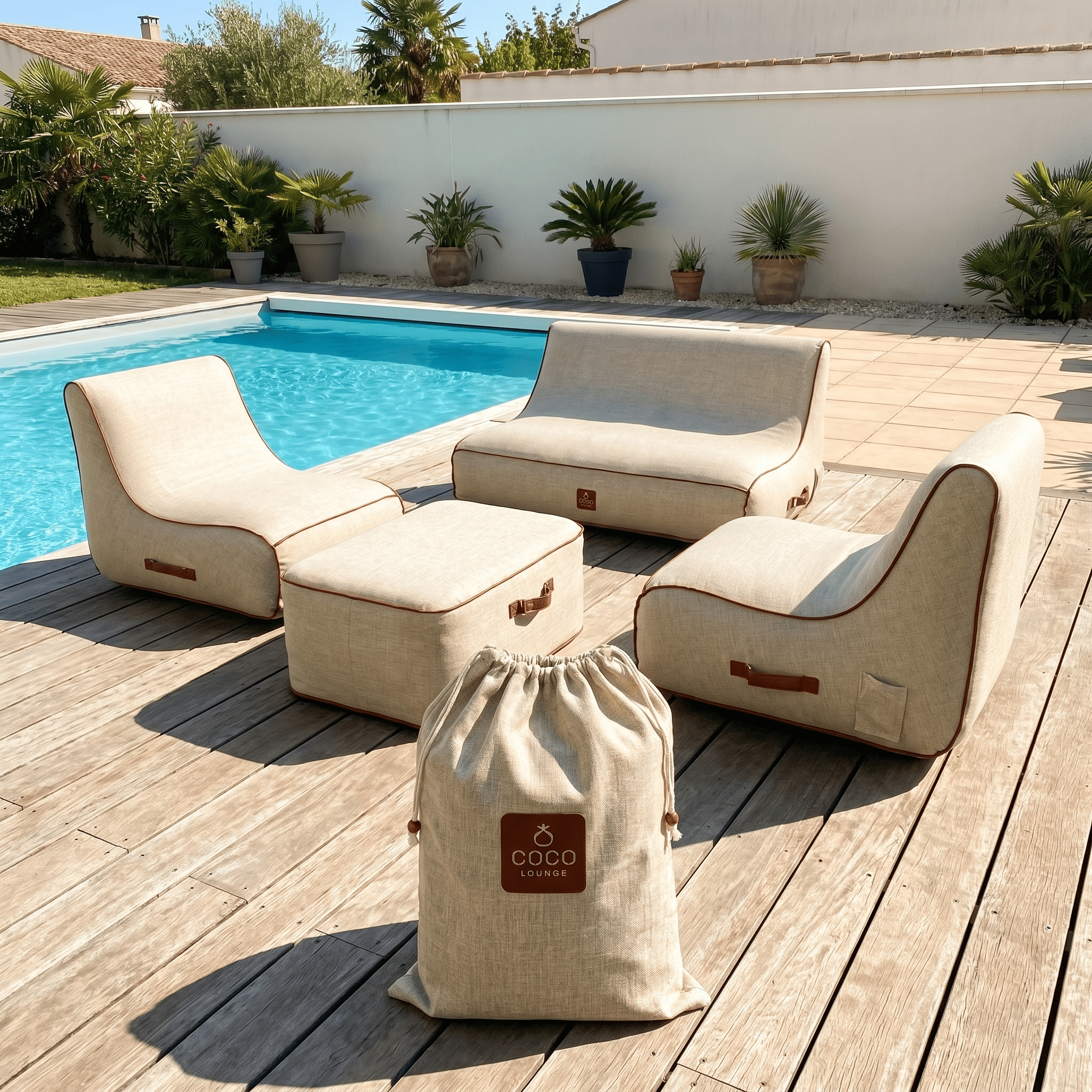Voir la diapositive 3 : COCO LOUNGE Coco Lounge Salon de jardin gonflable - Plusieurs coloris disponibles
