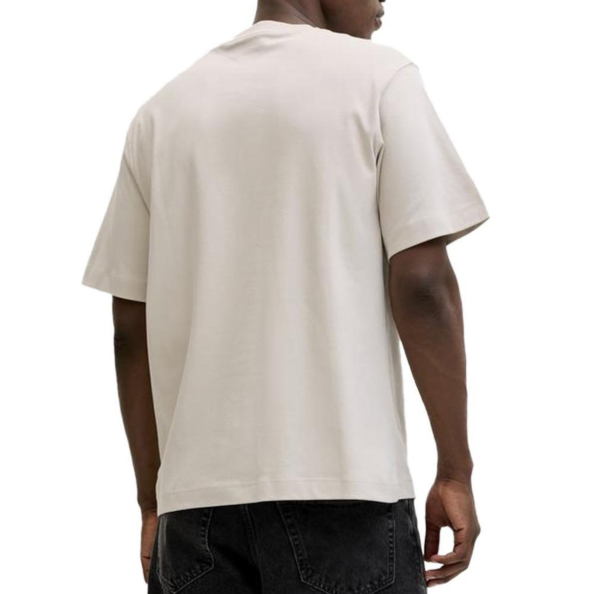 Jack & Jones T-shirt Beige Homme Jack & Jones Neck