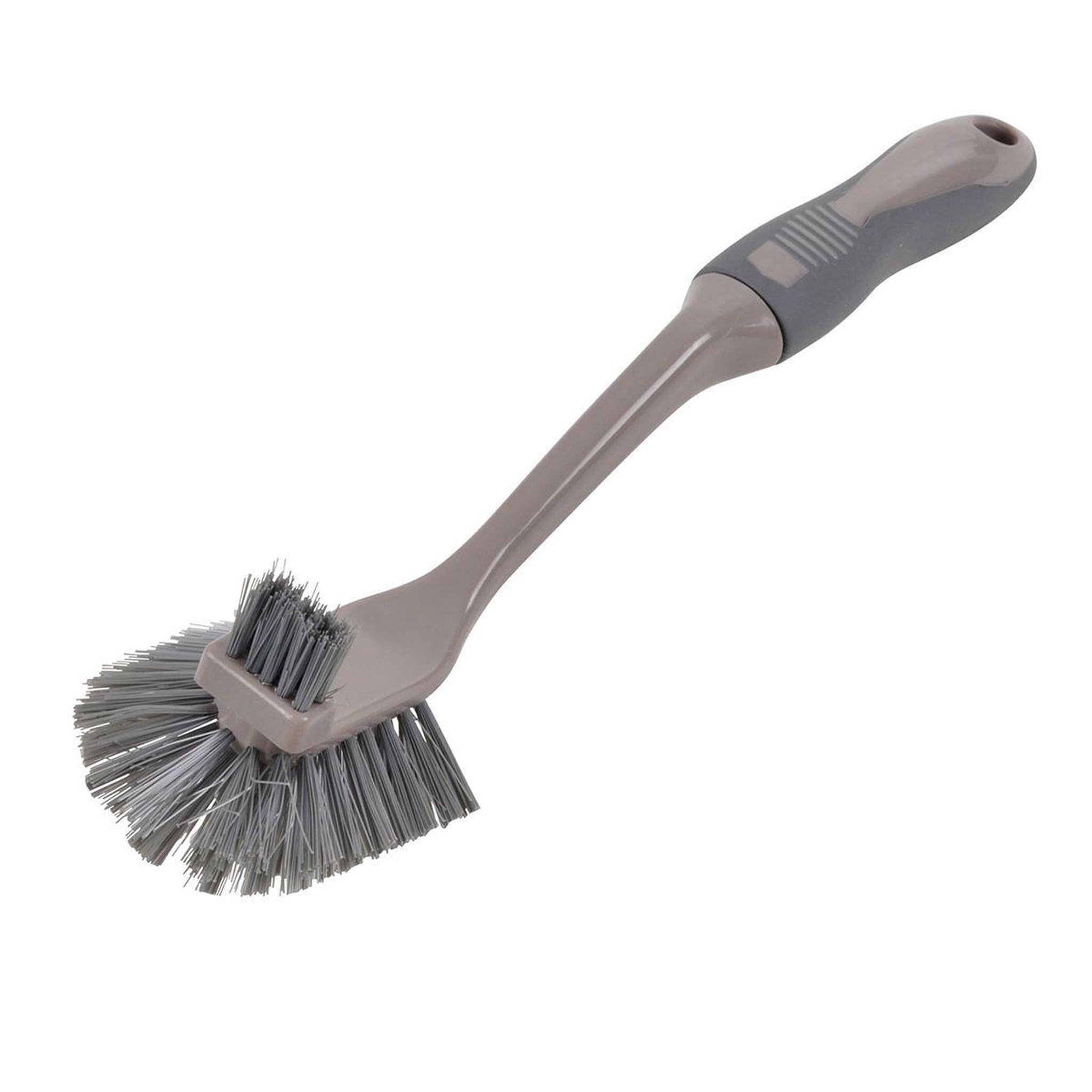 HOMEA Brosse vaisselle  grattoir  30cm anthracite & taupe