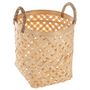 Voir la diapositive 4 :  Lot de 3 Paniers de Rangement  Bambou  35cm Naturel