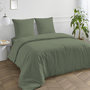 Voir la diapositive 2 : FUTURE HOME Taie d'oreiller en coton 57 fils unie