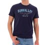 SUN VALLEY T-shirt Marine Homme Sun Valley Carrick