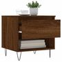 Voir la diapositive 4 : VIDAXL Table basse chene marron 50x46x50 cm bois d'ingenierie