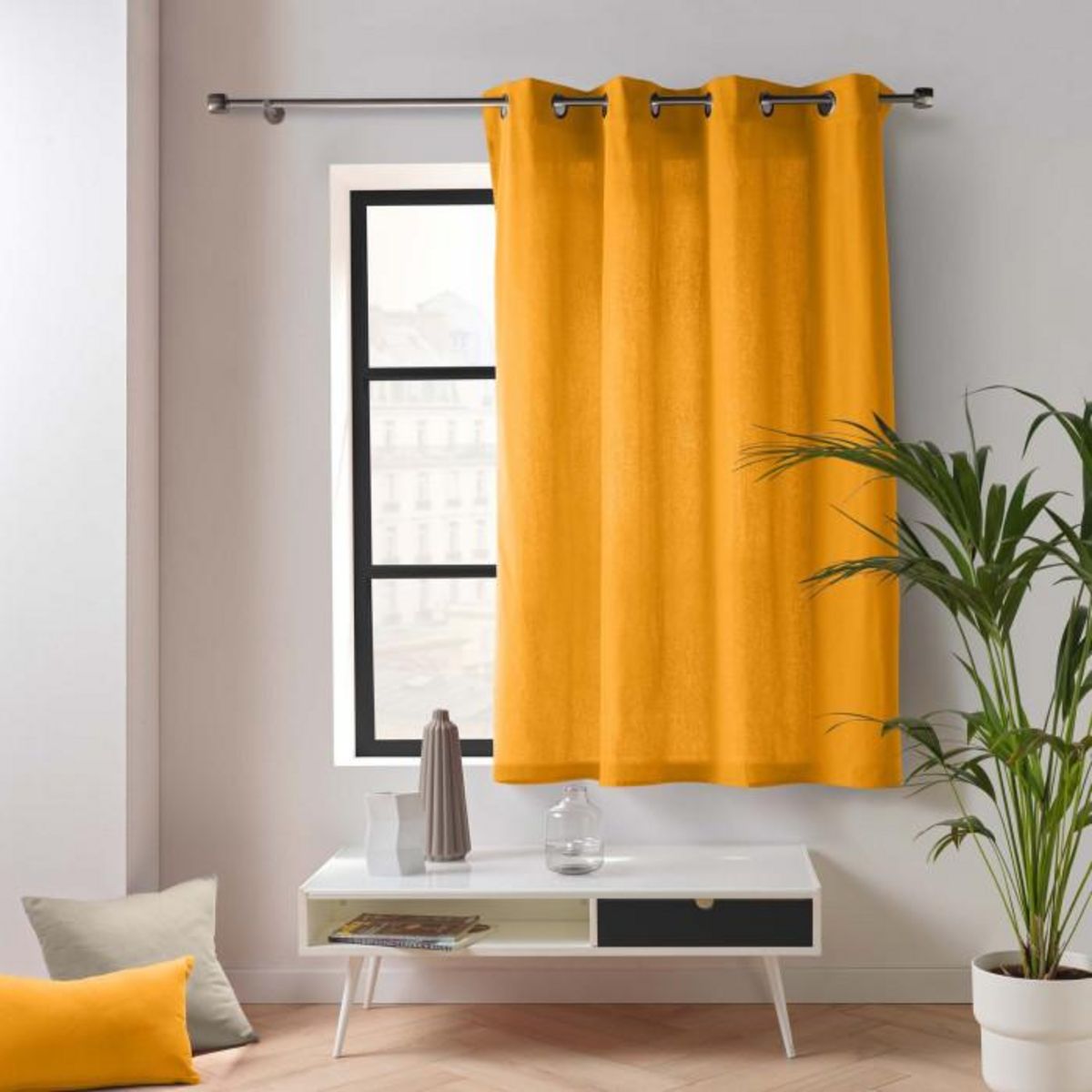 Paris Prix Rideau à Œillets  Twily  135x180cm Jaune