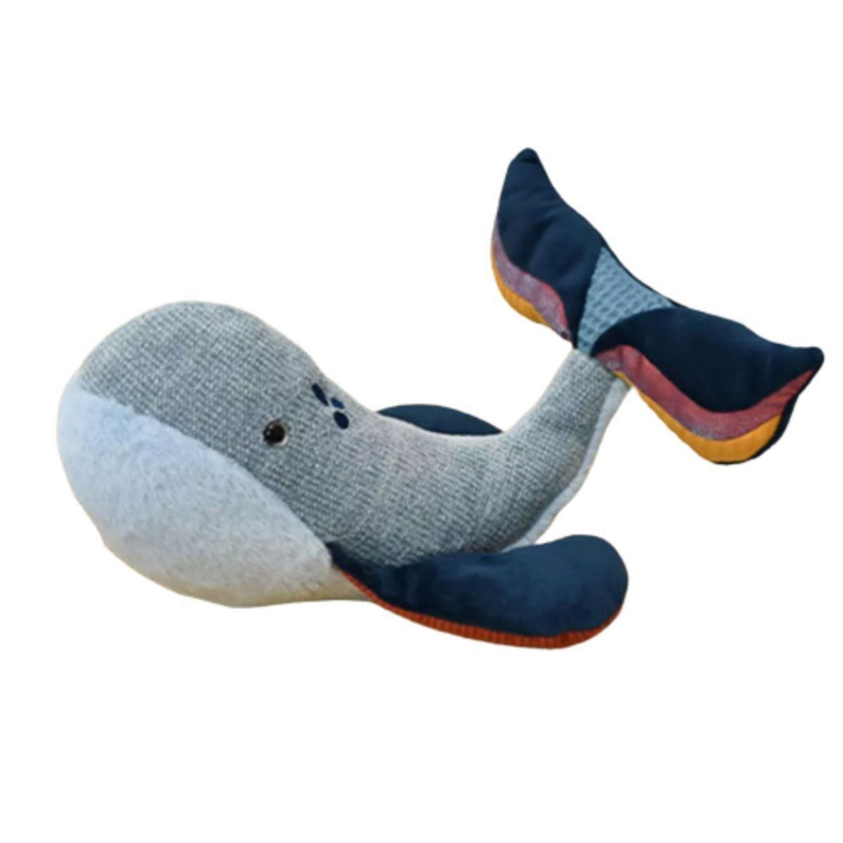 DOUDOU ET COMPAGNIE Tresors Marins - Baleine Bleu