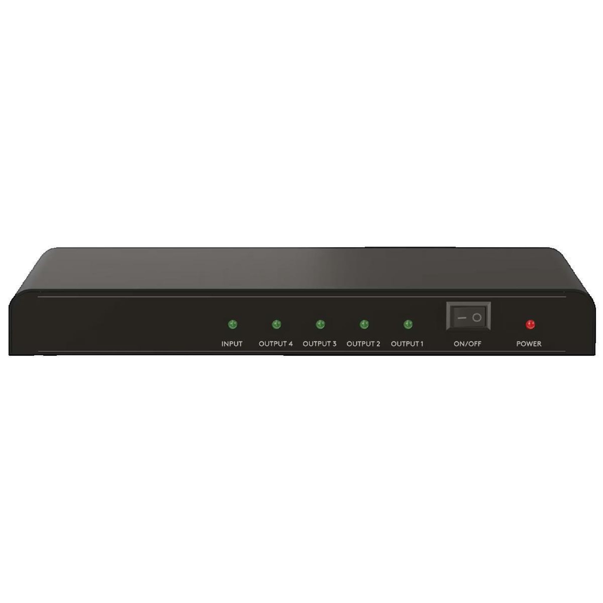 Voir la diapositive 2 : GOOBAY Répartiteur HDMI Goobay 4 sorties 4K