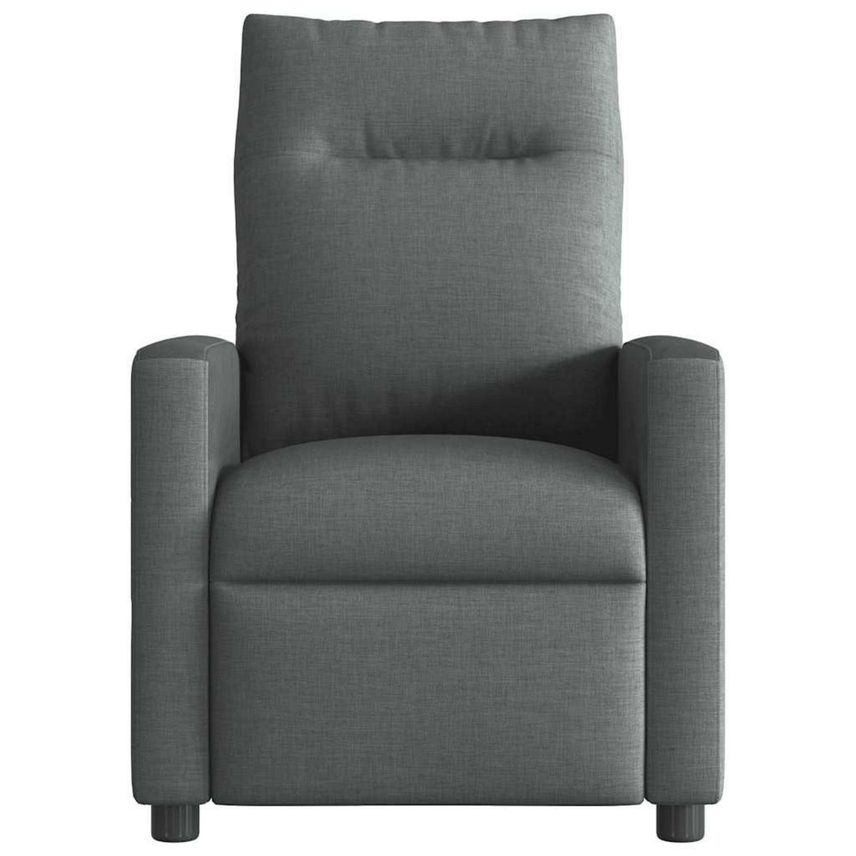 VIDAXL Fauteuil inclinable electrique Gris fonce Tissu