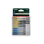 Voir la diapositive 2 : METABO Lames pour scies sauteuses METABO - Lot de 10 - Bois, métal, plastique - HCS/HSS