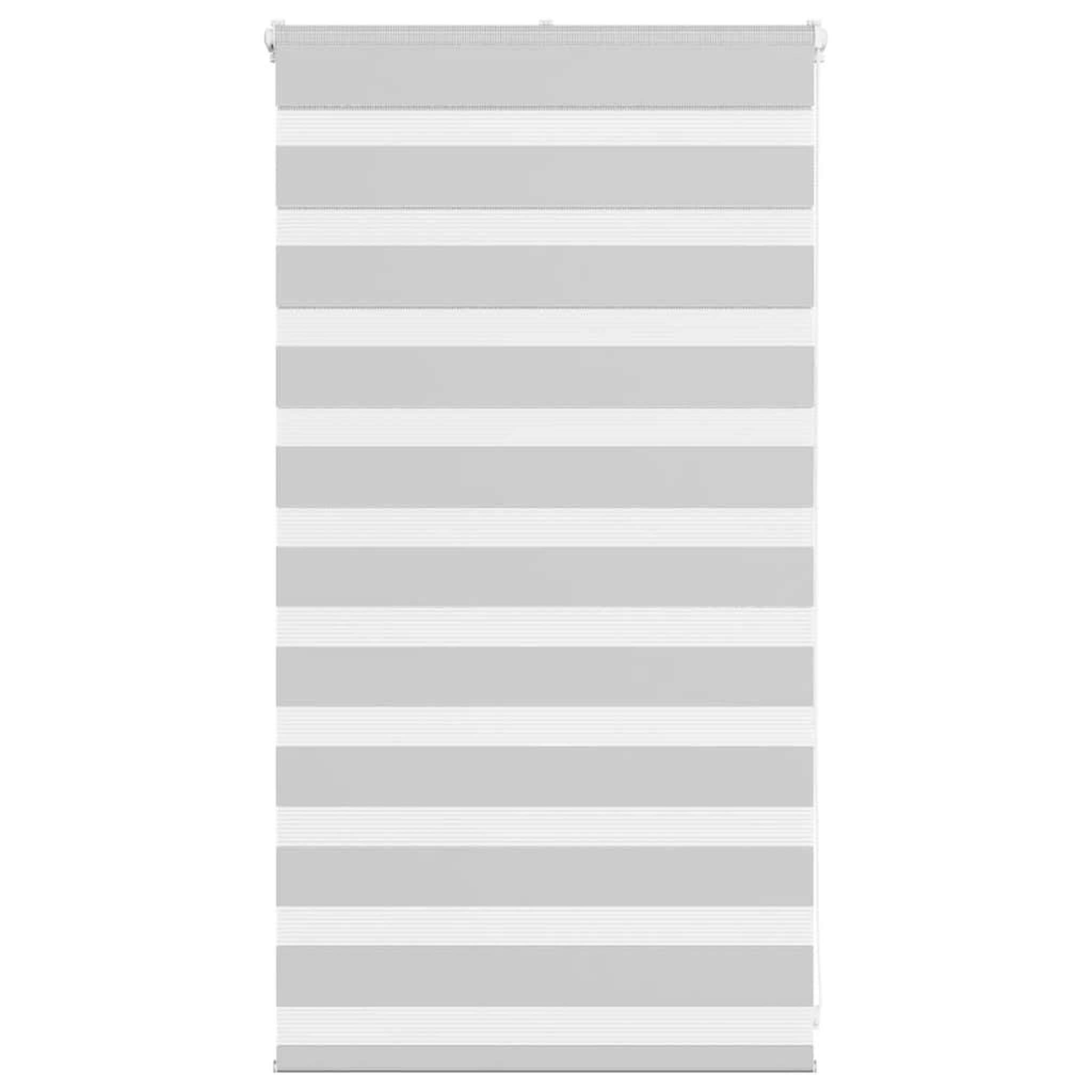 VIDAXL Store zebre gris clair largeur du tissu 75,9 cm polyester