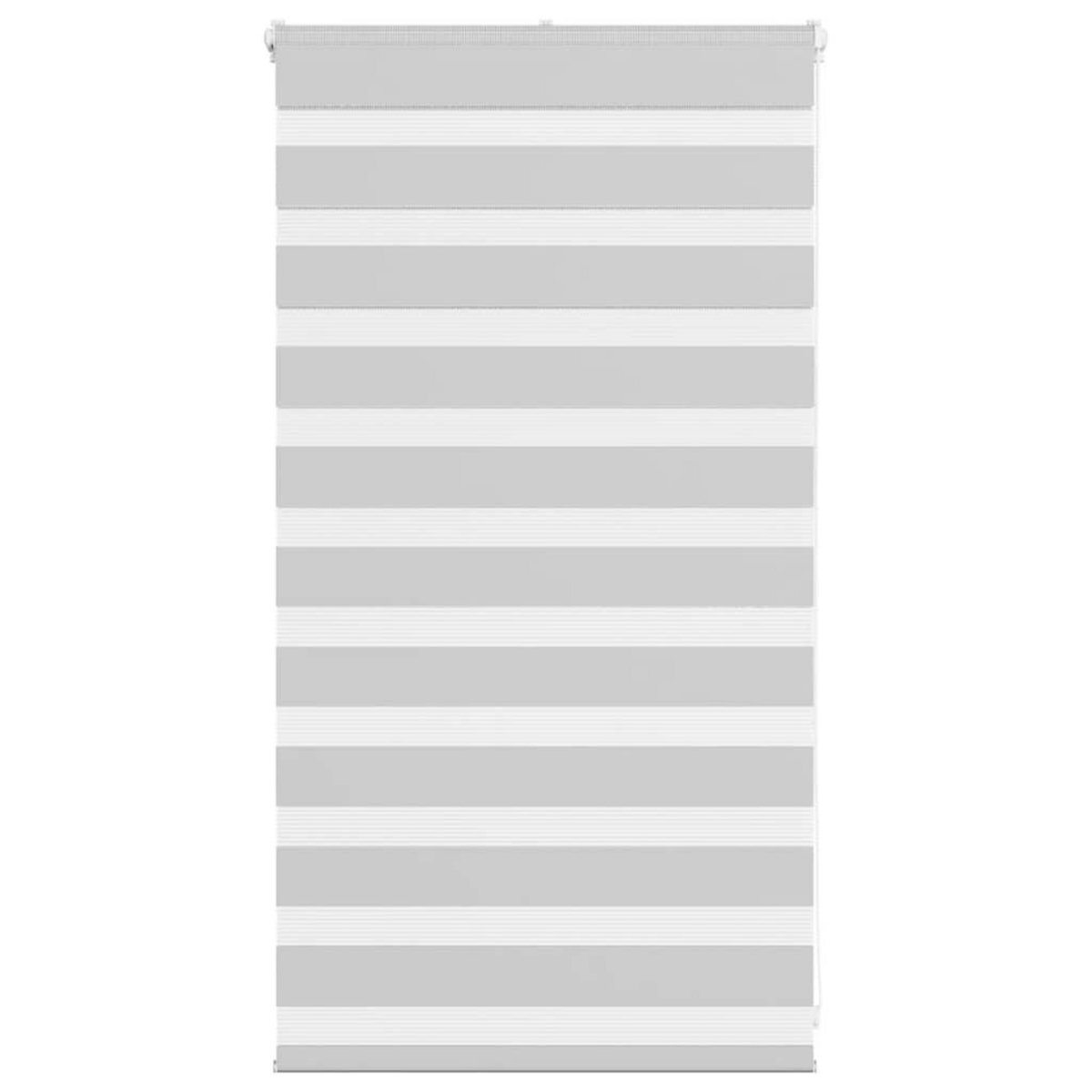 VIDAXL Store zebre gris clair largeur du tissu 75,9 cm polyester