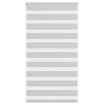 VIDAXL Store zebre gris clair largeur du tissu 75,9 cm polyester