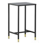 Voir la diapositive 2 : Paris Prix Table d'Appoint Design  Dipp  70cm Noir