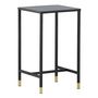 Voir la diapositive 2 : Paris Prix Table d'Appoint Design  Dipp  70cm Noir