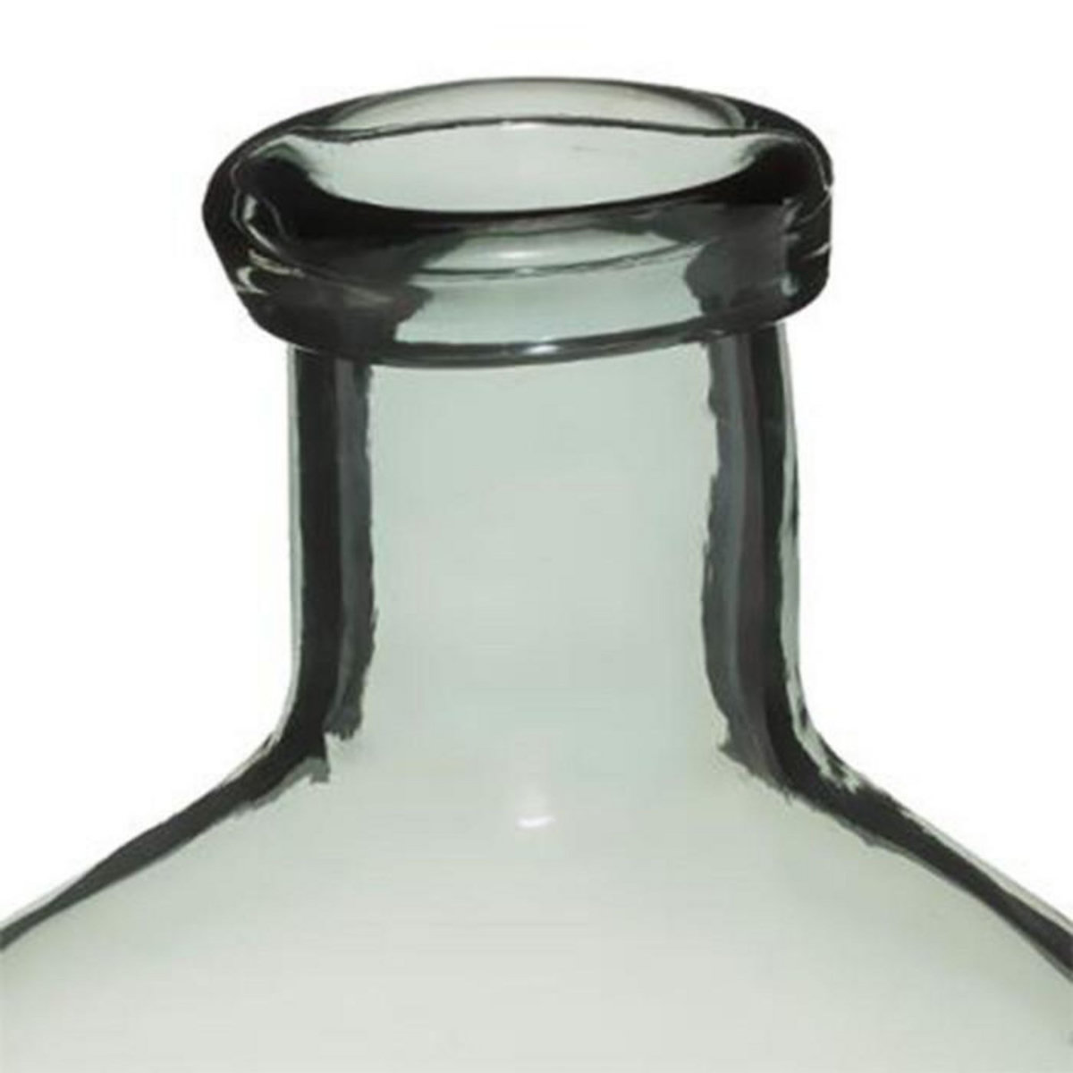 ATMOSPHERA Vase Design en Verre  Green House  20cm Gris