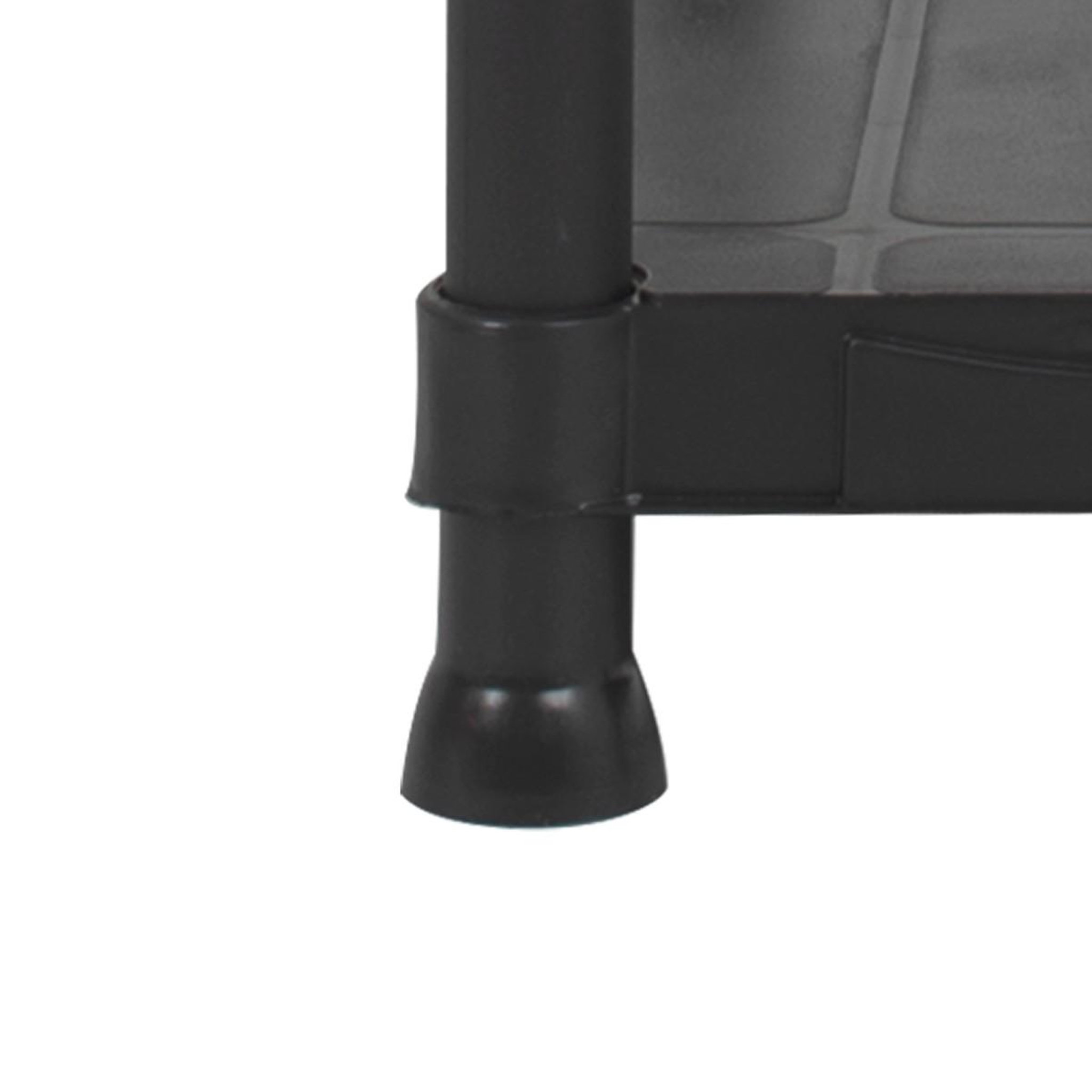 Voir la diapositive 4 : iTools Etagère résine noire 3 tablettes l61xp31xh95 cm charge 30kg par étage itools