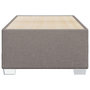 Voir la diapositive 4 : VIDAXL Cadre de lit sans matelas taupe 100x200 cm tissu