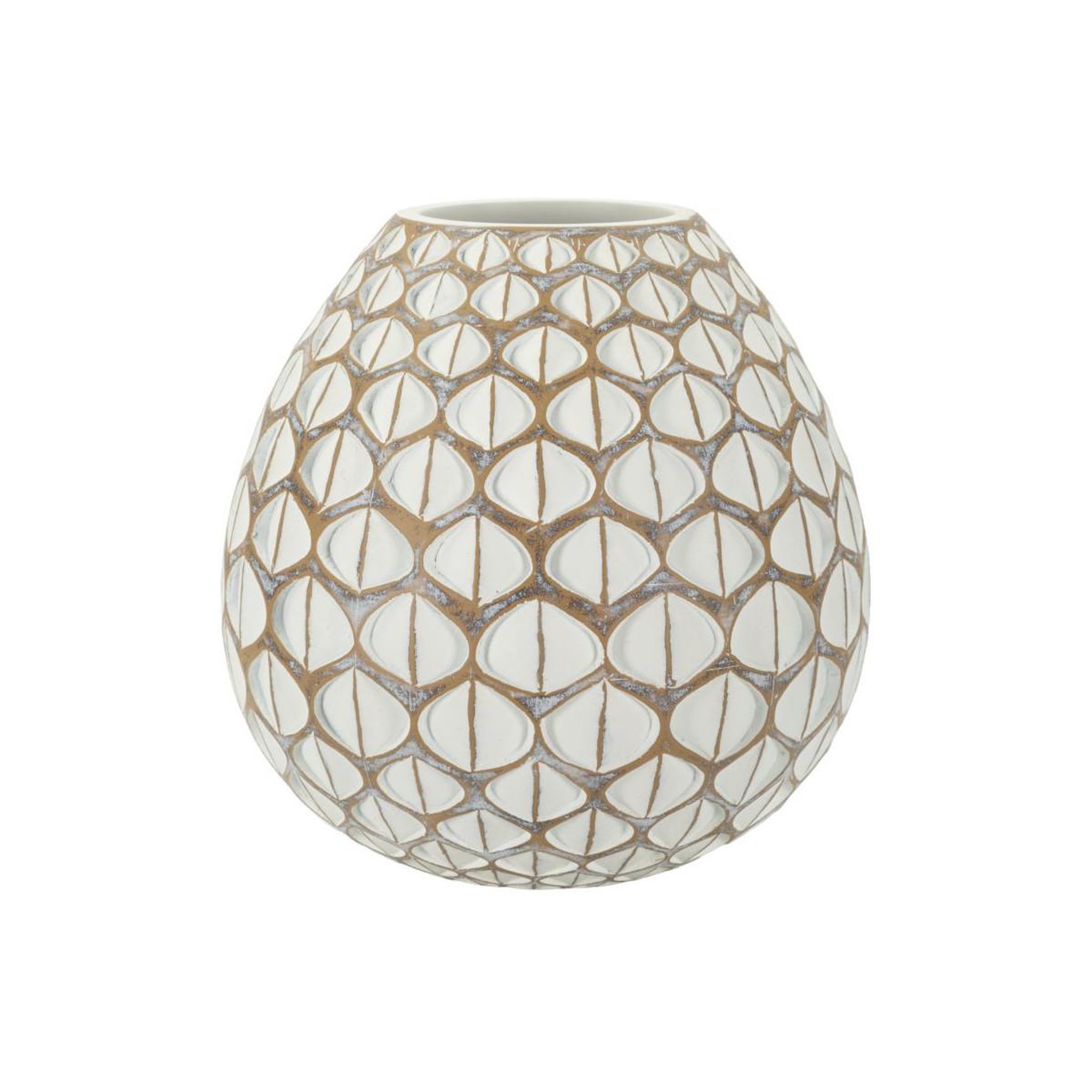Paris Prix Vase déco en résine  tibet  27cm multicolore