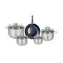 Voir la diapositive 1 : ELO Ensemble de 1 Poêle de cuisson 20 cm et 4 faitouts 12, 14, 16 et 20 cm Elo Prima Brillant
