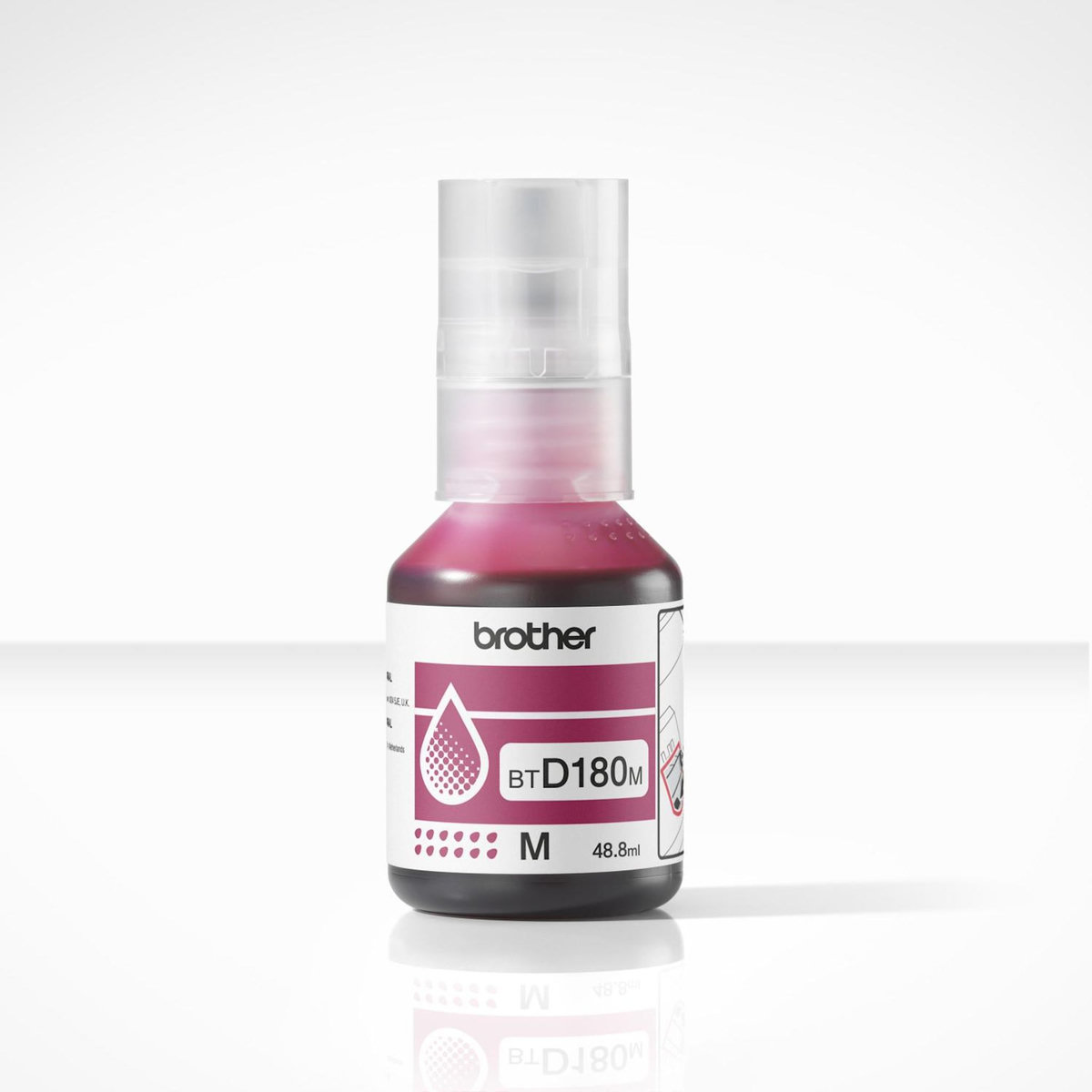 Brother Cartouche d'encre Bouteille d'Encre BTD180 Magenta - BTD180M
