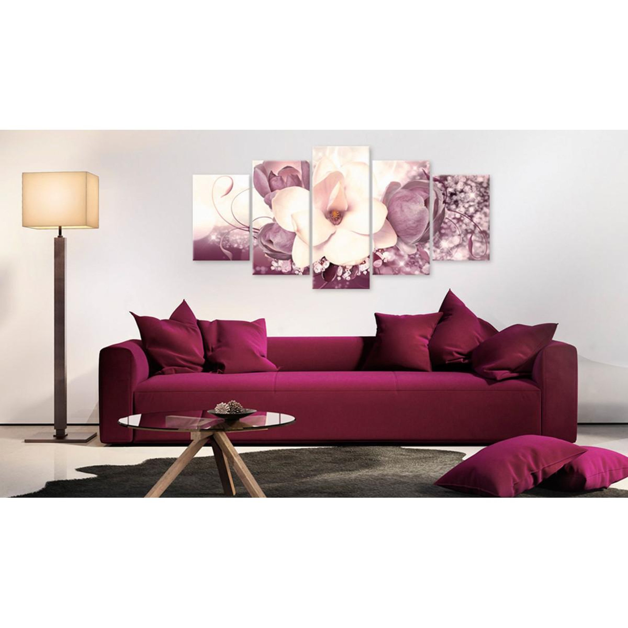 Voir la diapositive 2 : Paris Prix Tableau imprimé  burgundy princess